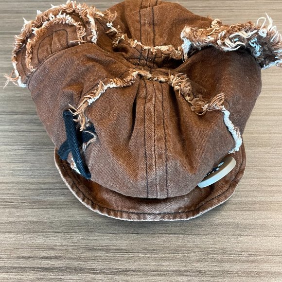 CFIERCE | Matching Brown Teddy Denim Jacket & Hat - Picture 5 of 6